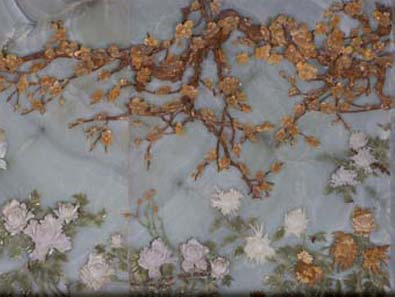 玉雕屏风效果图