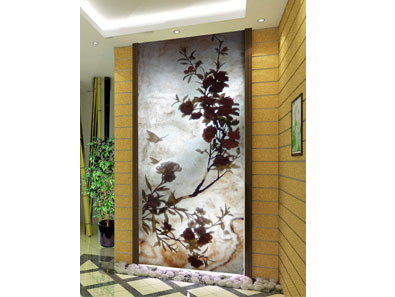 玉雕屏风效果图